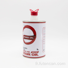 1L Round Motor Oil Tin peut